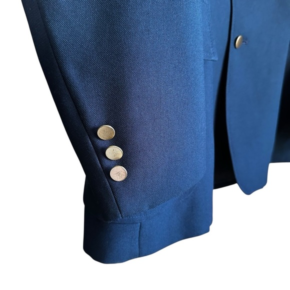 Vintage Levi’s Panatela Sportswear Navy Blazer Sports Coat 44R - Picture 10 of 12